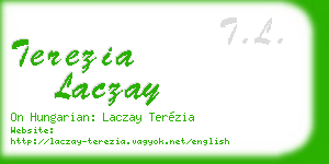 terezia laczay business card