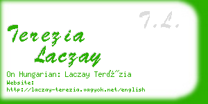 terezia laczay business card